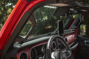 Jeep Wrangler Dash Bar - Rugged Ridge - Gear-Vise - Black - `18-`20